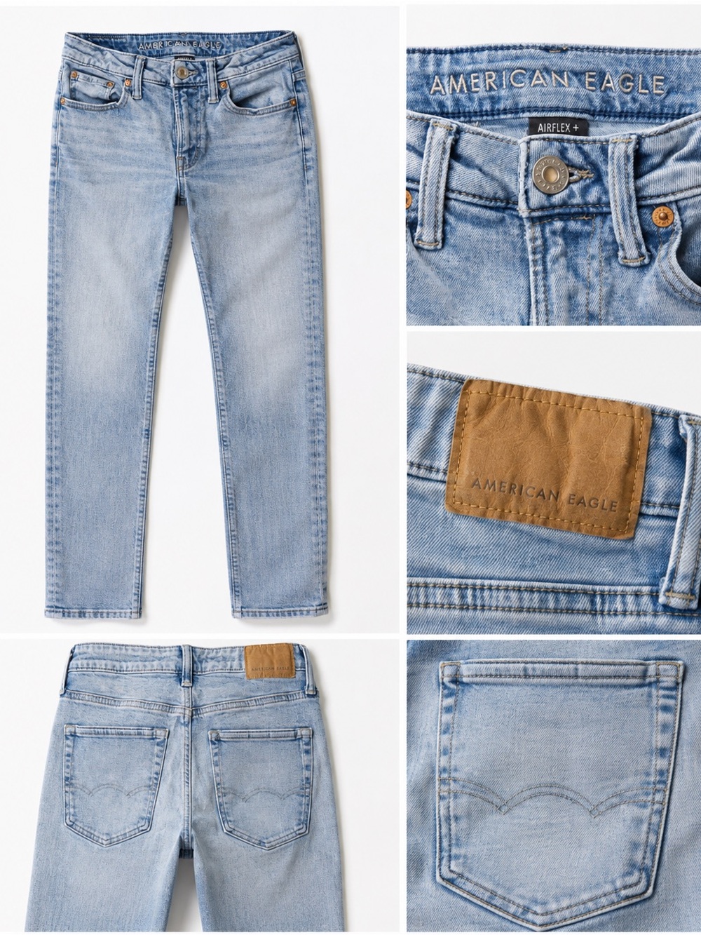 American Eagle Outfitters Light Wash Slim Men's Jeans 26x30